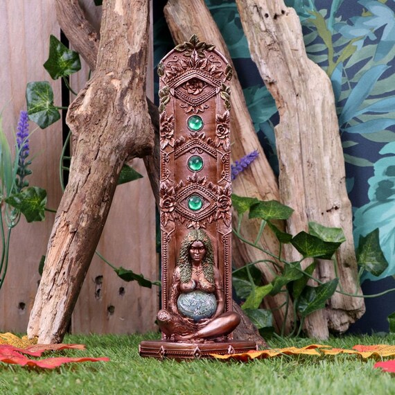 Mother Earth Incense Holder Etsy