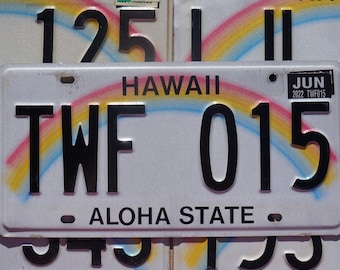 ワイキキ Aloha State プレート Hawaii Novelty License Plate Movie Prop Aloha State DTX 756