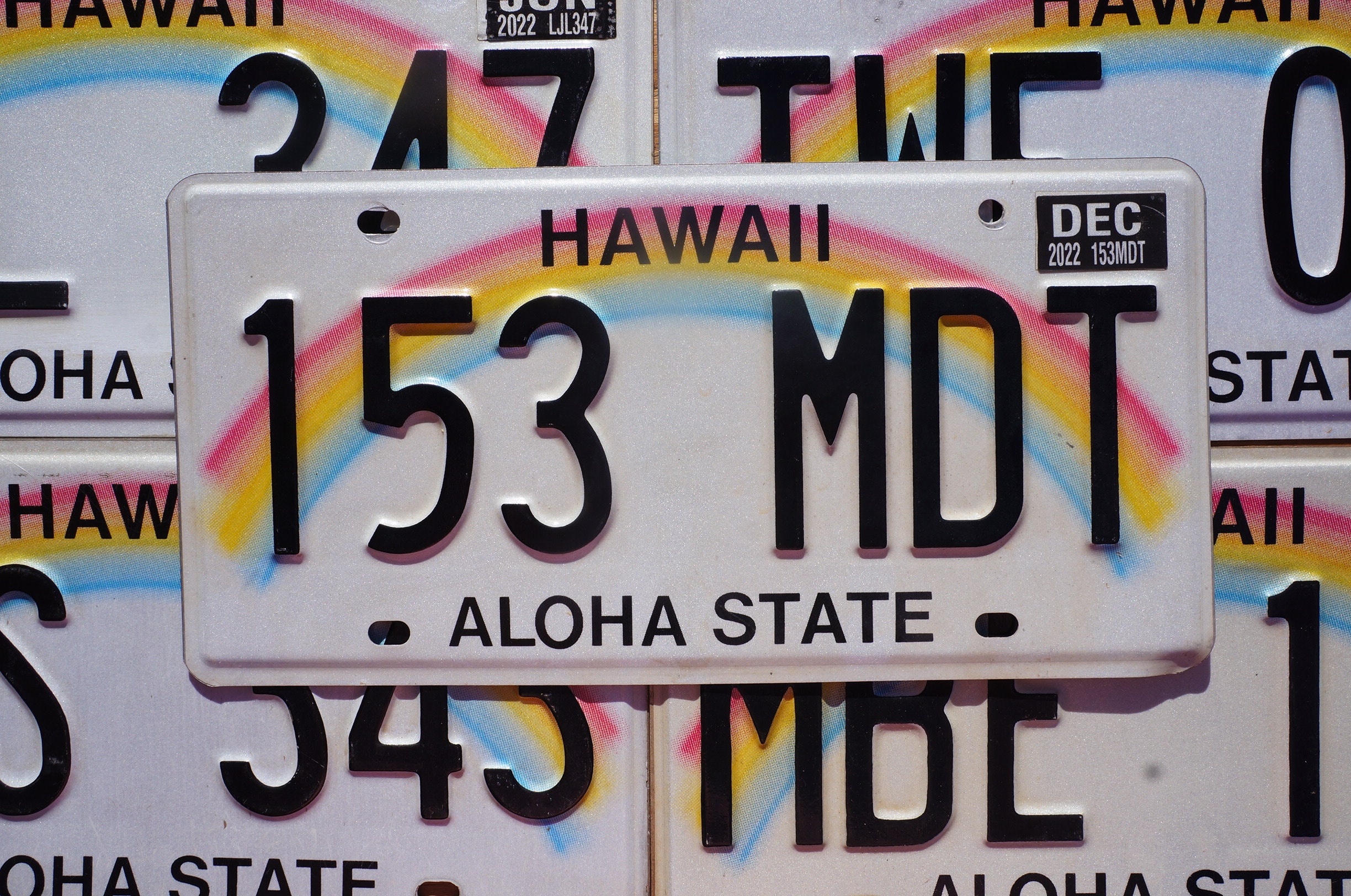 Hawaii Rainbow License Plate - Aloha State - Etsy 日本