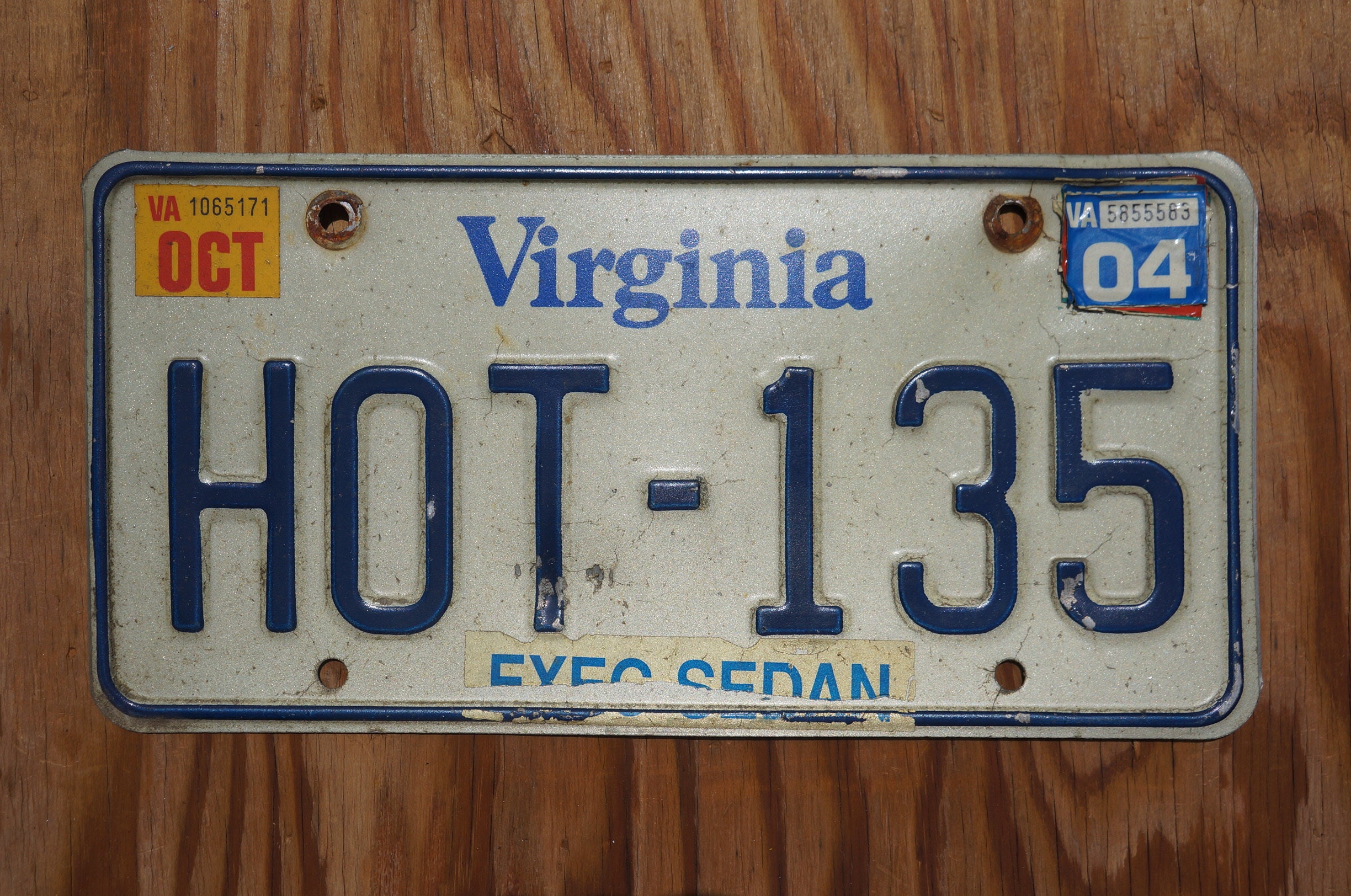 古いハガキ 2004 バージニア ヴィンテージ ナンバープレート # HOT - 135 - Etsy 日本
