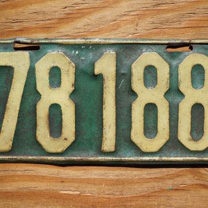 1920 North Dakota License Plate # 78188