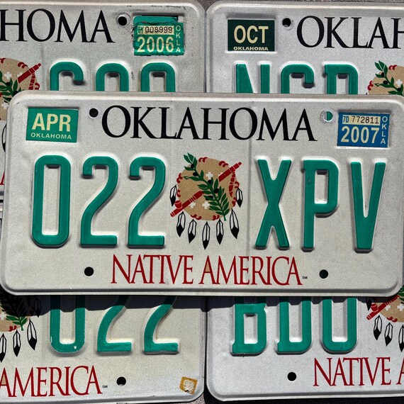 Oklahoma DREAM CATCHER Native America Vintage Graphic License