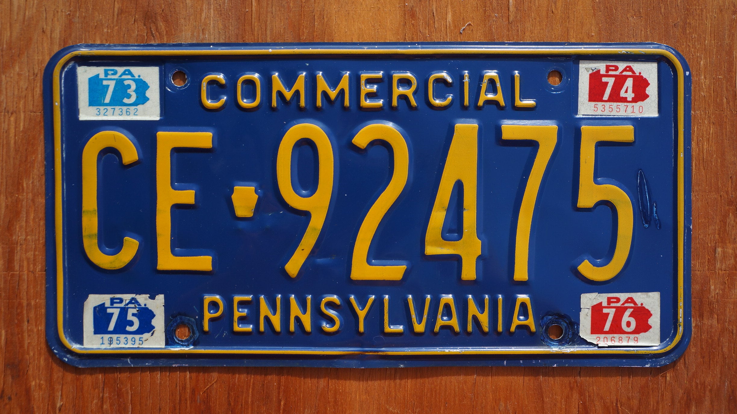 Ancien Certificat Et épingle Permis De Pêche Pennsylvanie 1974 - Vintage ARC Fishing Supplies