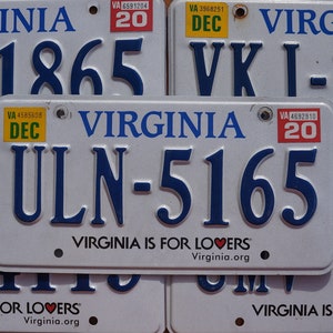 One or More - VIRGINIA License Plate - Virginia is for Lovers