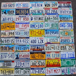 Complete Set &gt;&gt;&gt; All 50 STATES USA License Plates Lot of Good License Plate Tags +  DC Canada Mexico Panama Caribbean Islands License Plates