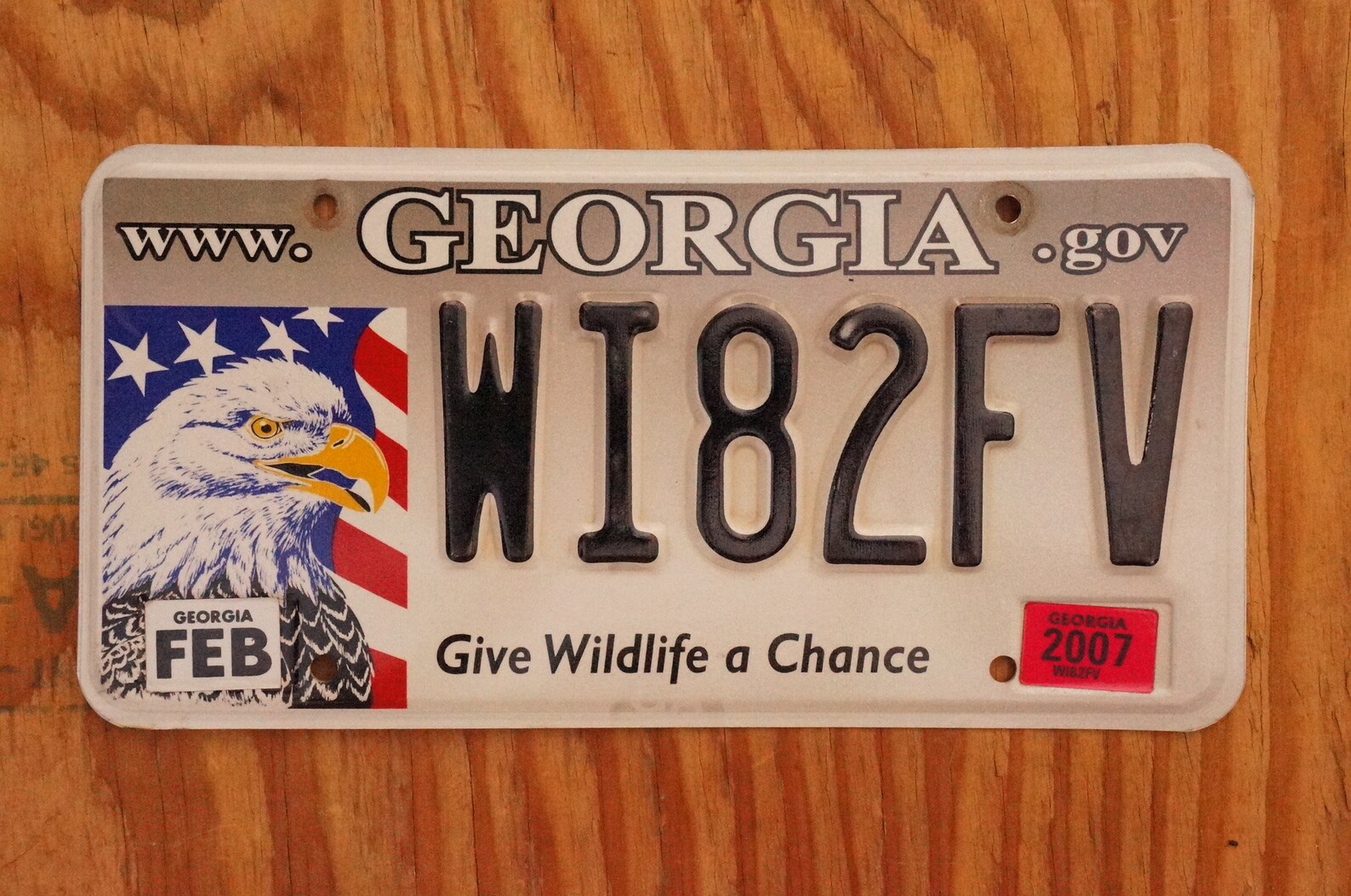 2007 WILDLIFE License Plate Etsy