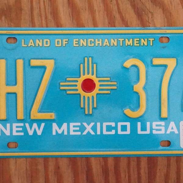 One or More - New Mexico Turquoise  Blue Aqua License Plate