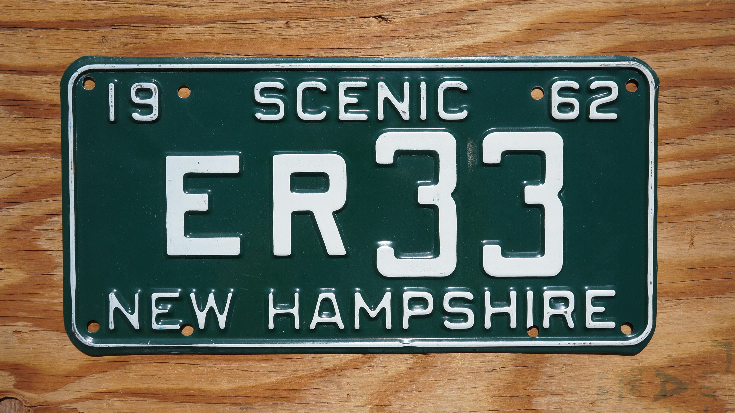 1962 SCENIC New Hampshire Vintage License Plate - Etsy