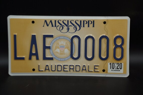 2020 Mississippi Gold License Plate # LAE - 0008 - Etsy Canada