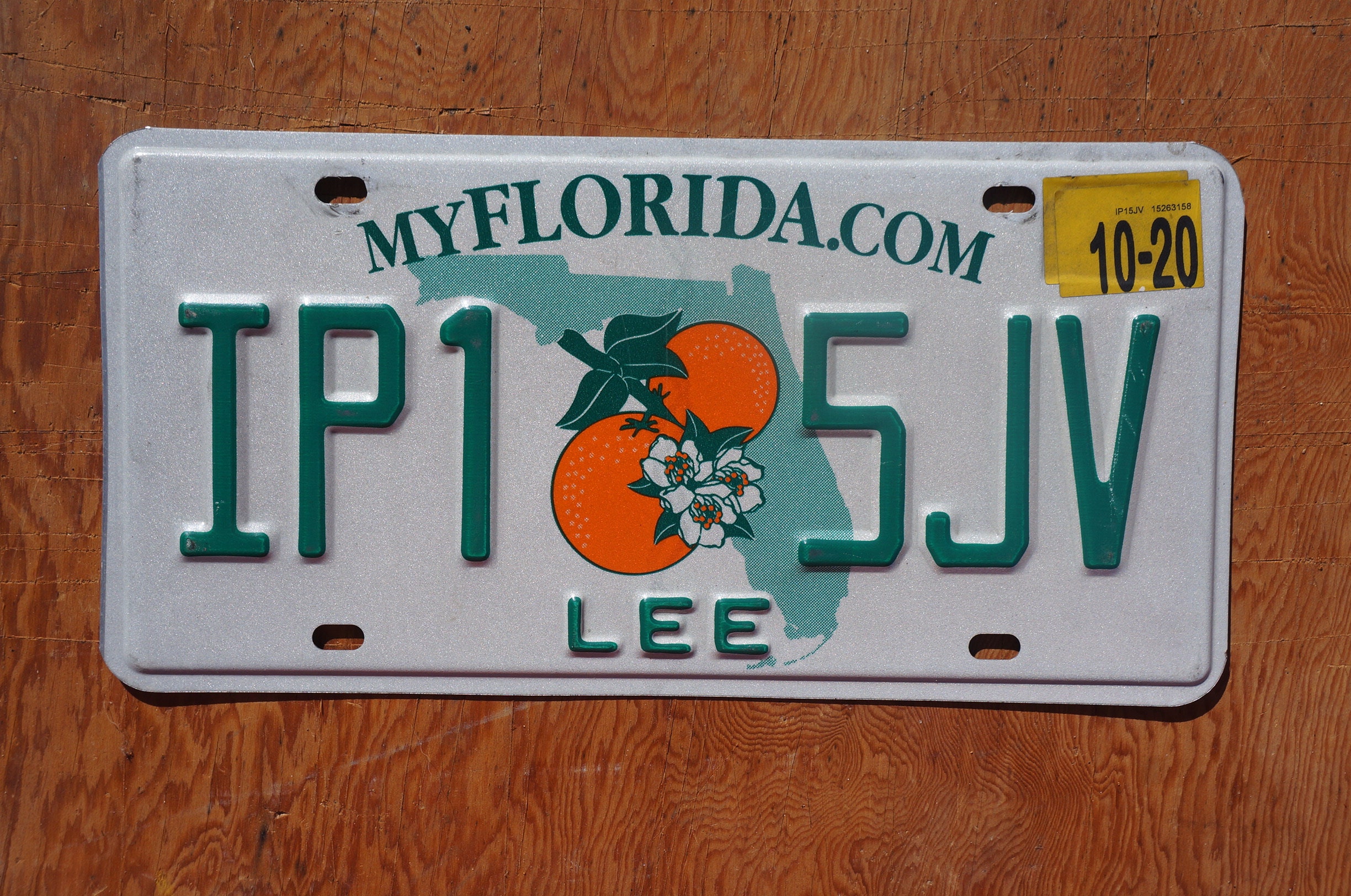 2020 Florida LEE County Double Oranges License Plate - Etsy