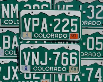 Plaque D'immatricollection Colorado "Respects Wildlife" 2007