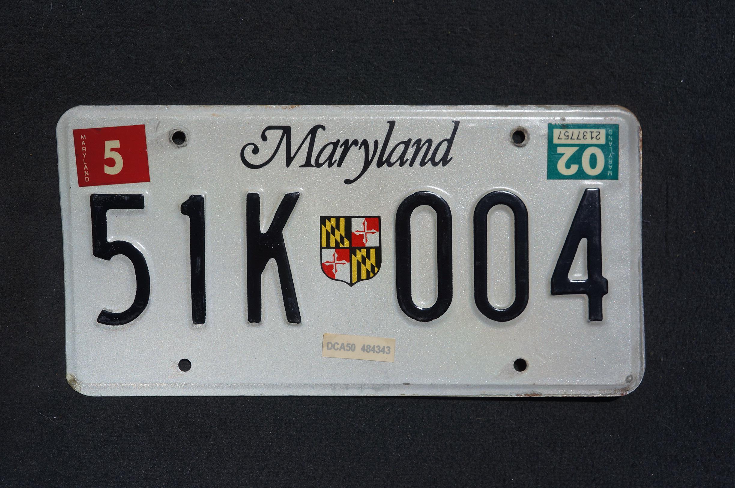 Maryland Vintage License Plate - Etsy