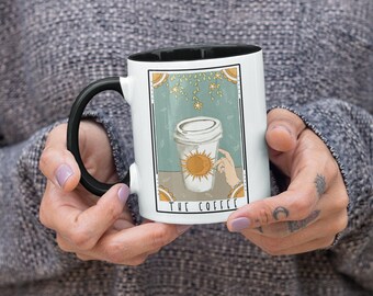 Tarot Card Mug Witchy Mug Tarot Mug Mystical Tarot Mug Witchy Tarot Card Mug Halloween Mug Coffee Mug Halloween Coffee Station Witchy Vibes