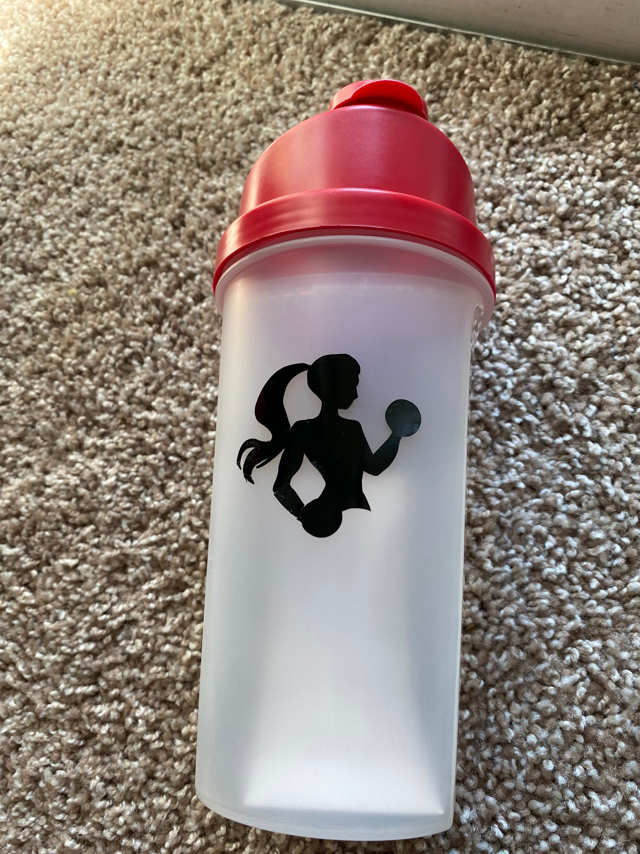 Shaker Bottle Tumbler with lid and straw Etsy