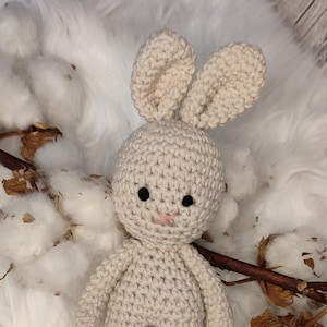 Crochet Bunny Rabbit Toy, Newborn gift, Baby Shower, New Baby Gift, This Bunny Amigurumi plants a tree! Gift ideas, Personalised Gift.