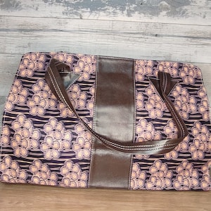 Handmade African Tote Bag, Ethnic Satchel, OOAK African leather bag, Shoulder bag, West African bag, Gift ideas, Senegalese Handmade Bag