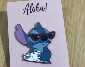 Stitch Hard Enamel Pin, Stitch, Cute Pin, Badge Pin