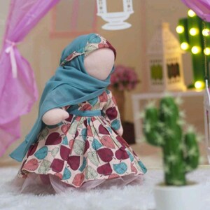 Faceless doll Faceless Muslim doll shelwar kameez + ihram Faceless Hajj doll Eid gift Fair trade Hajj doll 2 outfits