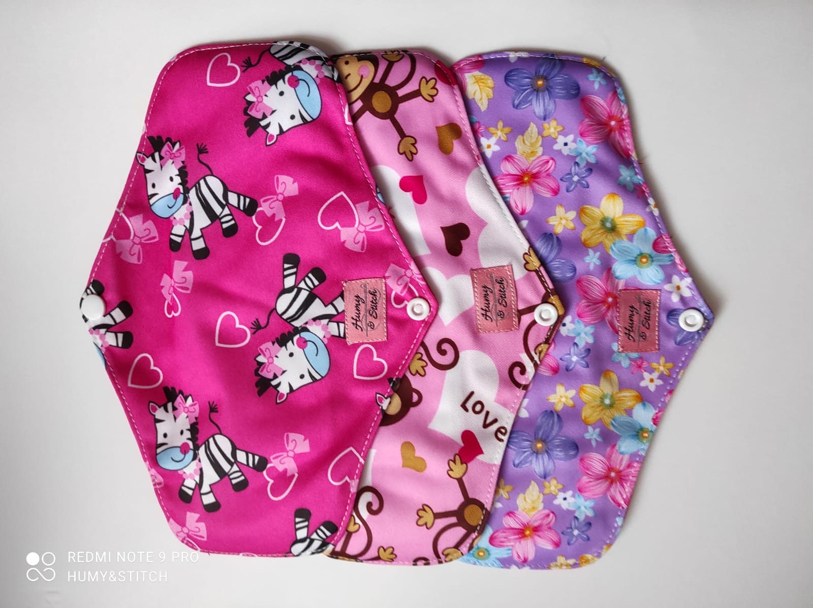 Organic Cotton Sanitary Pads Washable Sanitary Pad Set My Etsy UK