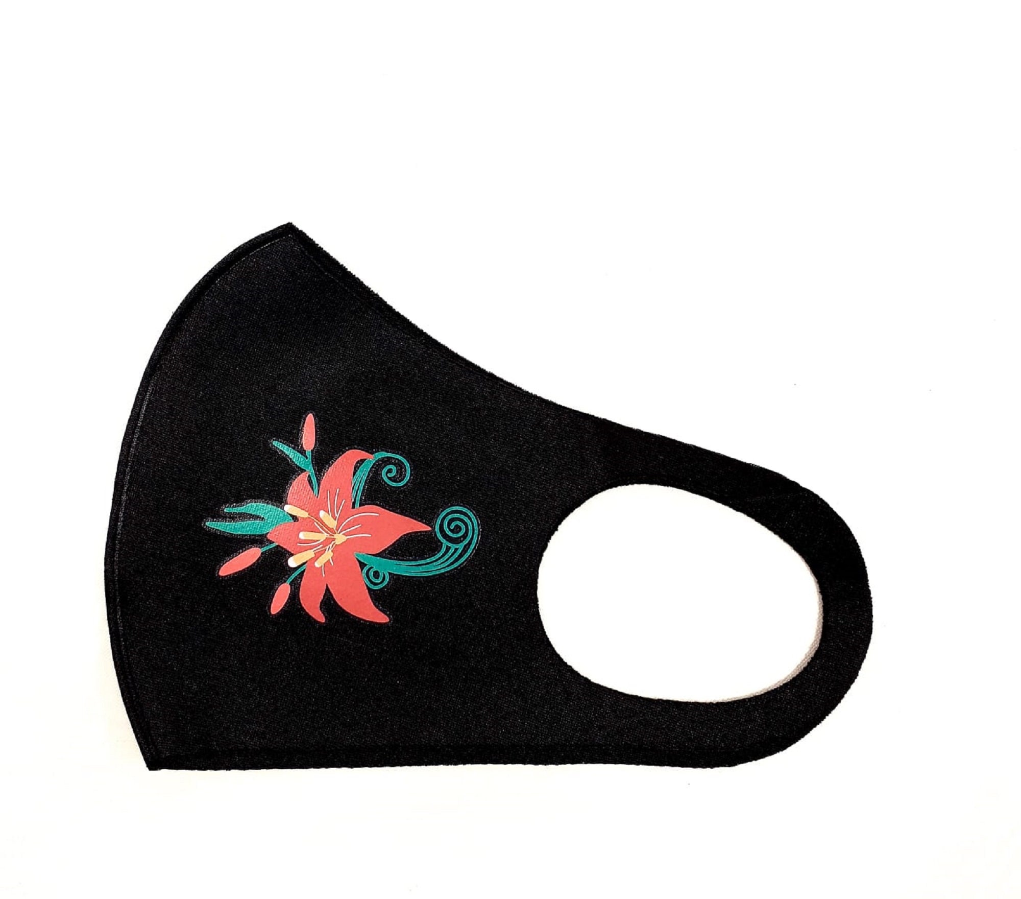 12PC Fashion Face Mask/ FLOWER DESIGN /reusable/washable/soft/ice silk