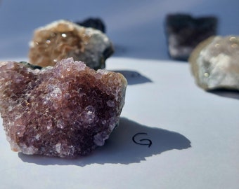 Choose your own Rainbow Amethyst Druzy Crystals Gemstones Healing Stones Decoration Esoteric Spiritual Gift No.3