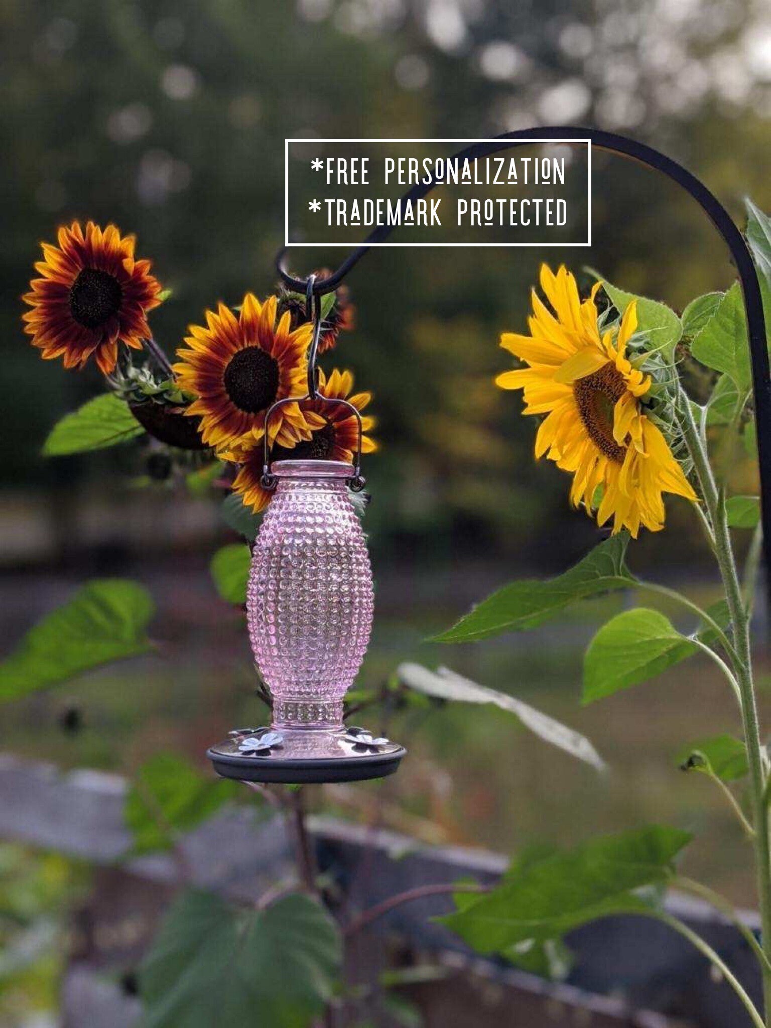 rainbow bridge Memorial gift pet loss humming bird feeder sympathy gift