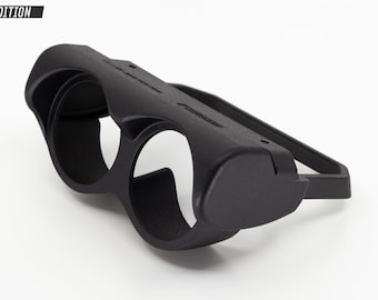 Support pour manomètre auxiliaire double de 52 mm. Porsche 911 (corps g 1986-1989)