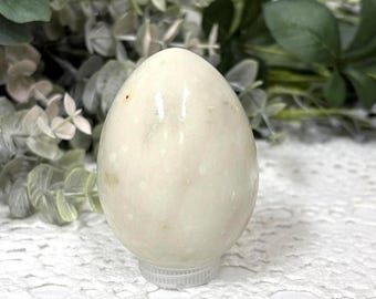 Polished Alabaster Marble Gemstone Decorative Egg
