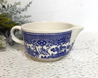 Vintage Royal China Blue Willow Ironstone Creamer Pitcher, 1948-1950s