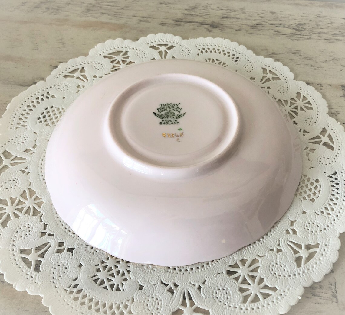 Royal Tuscan Fine English Bone China Pink Rosebud Chintz Tea Etsy