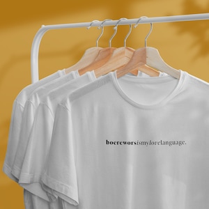 Boerewors Is My Love Language T-Shirt / Slogan Tee / Southern African Food / Love Language T-Shirt / Foodie / Namibia Cuisine / Sudafrica