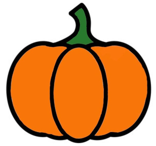 Pumpkin Royal Icing Transfer Sheet