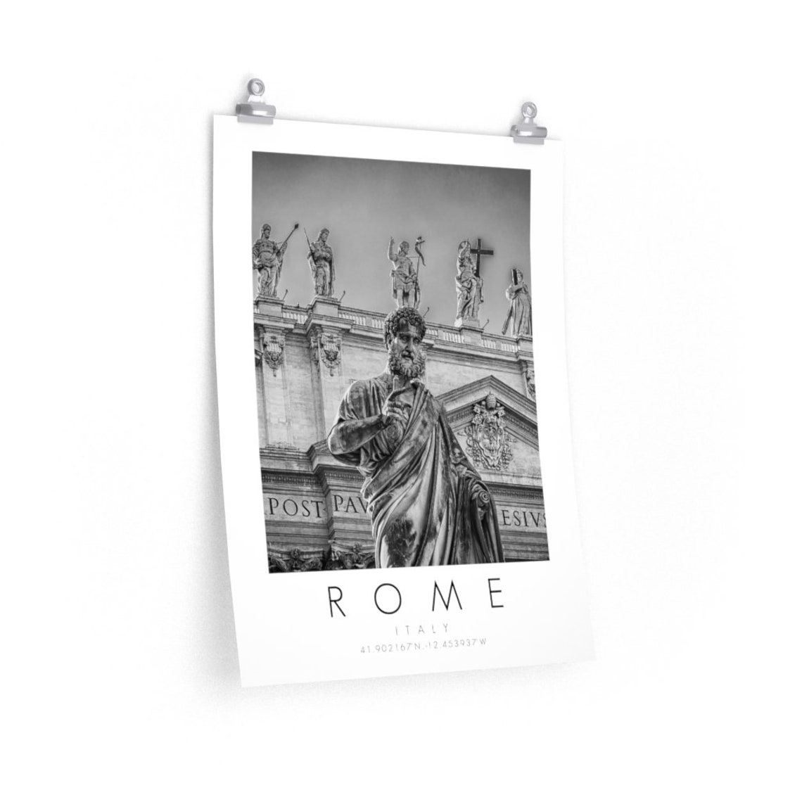 Rome Poster Rome Wall Art Rome Wall Decor St. Etsy