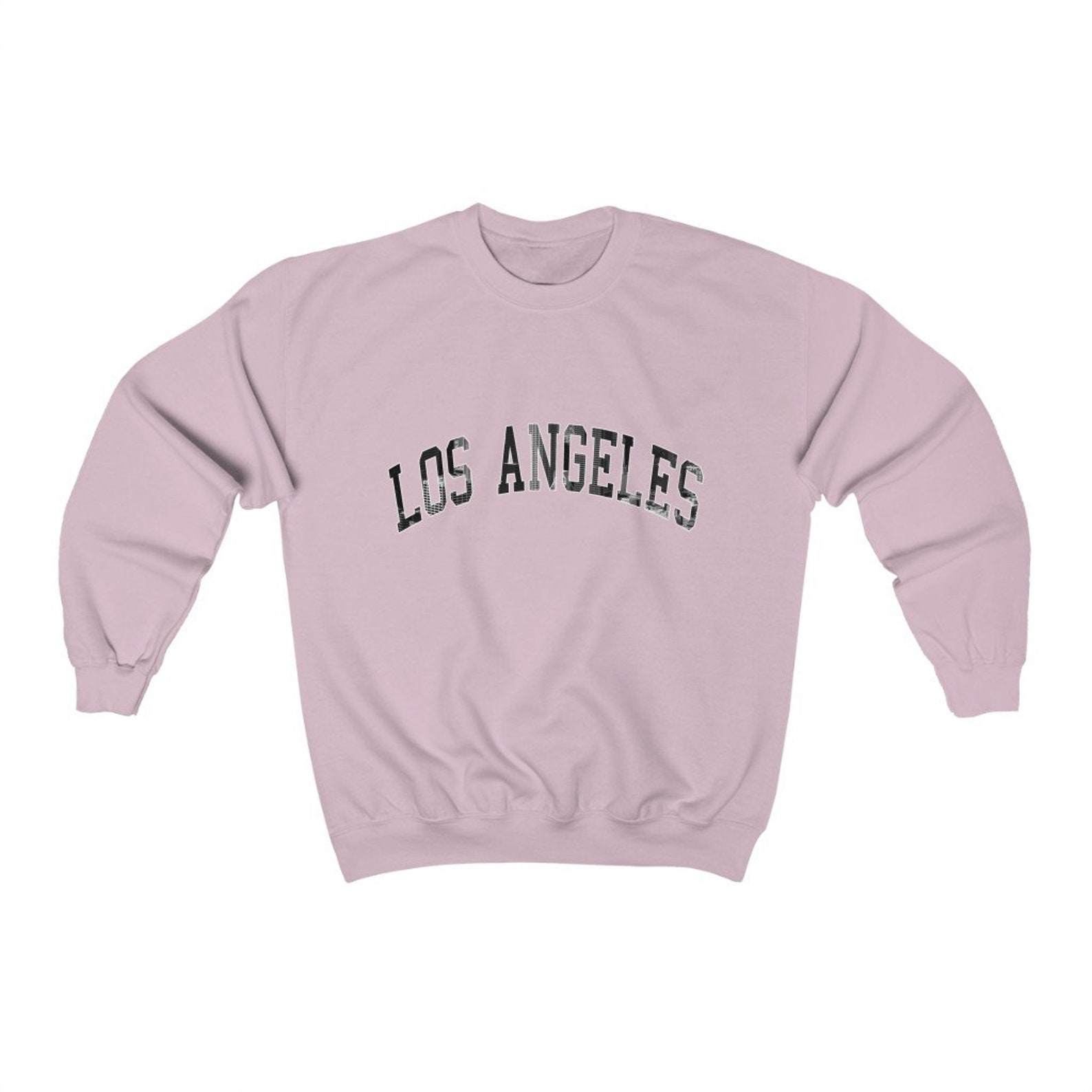 LOS ANGELES Crewneck Sweater / Los Angeles Pullover / Los Etsy