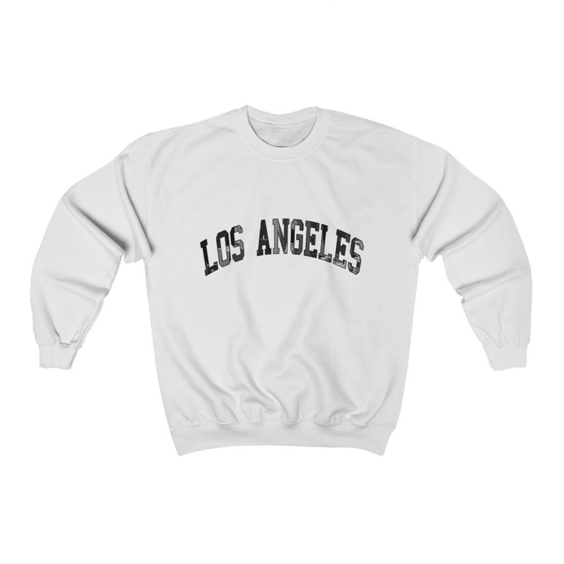 LOS ANGELES Crewneck Sweater / Los Angeles Pullover / Los Etsy