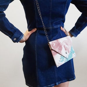Elegant Envelope bag, clutch purse, recycled deco velvet, evening clutch bag, Purses and Bags for Women