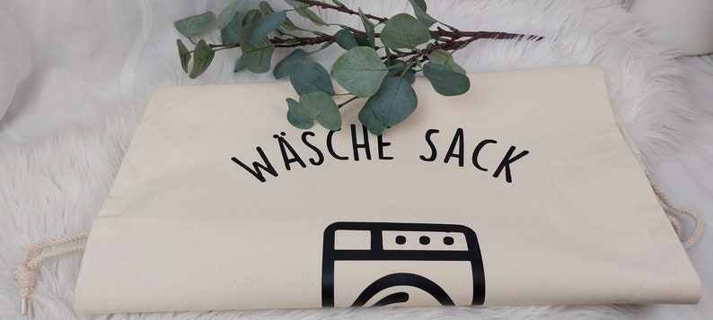 Wäschesack für Schmutzwäsche / Wäschebeutel / Camping, Urlaub, Reisen, Kindergarten, Waschsalon / personalisierbar Bild 8