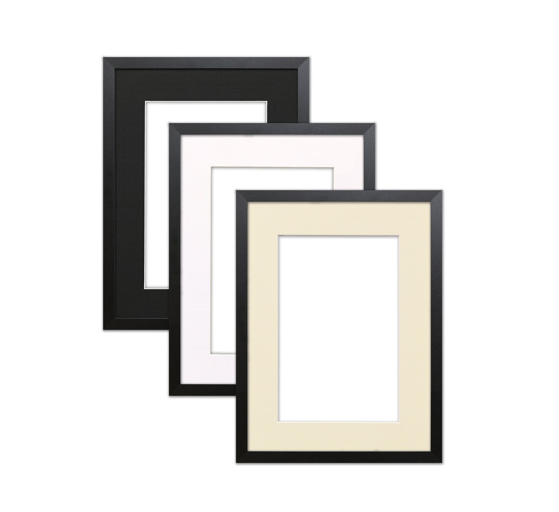 Thin Matt Molding Photo Frames Black Picture Frames With Etsy