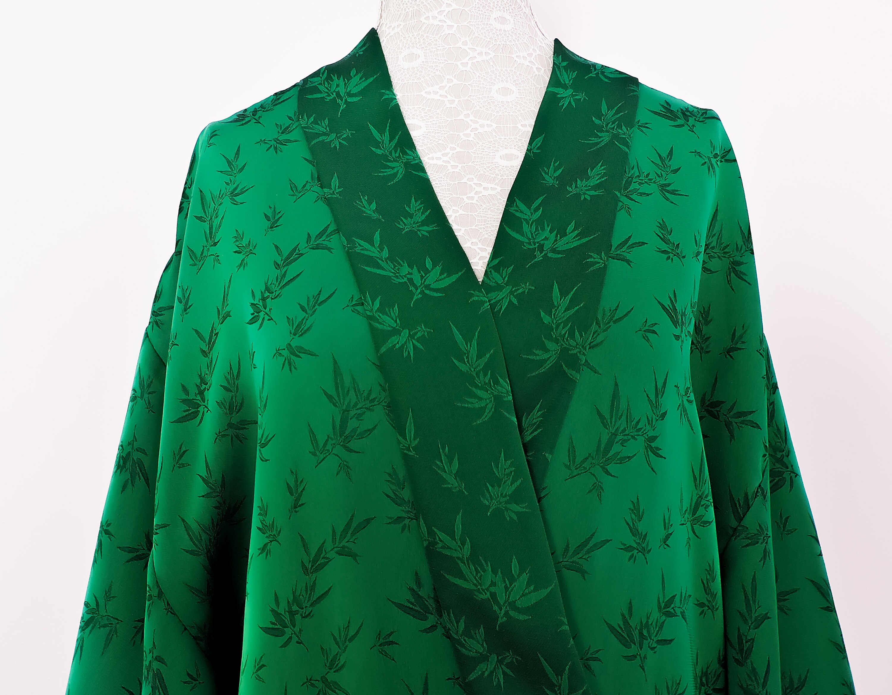 Groene Kimono Robe de chambre Kamerjas Haori Yukata Uchikake Etsy