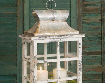 Large Wooden Lantern Etsy
