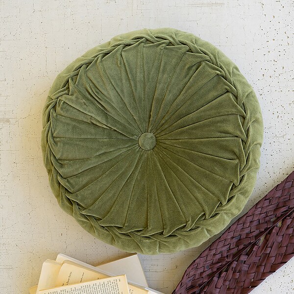 Tufted Velvet Pillow Etsy