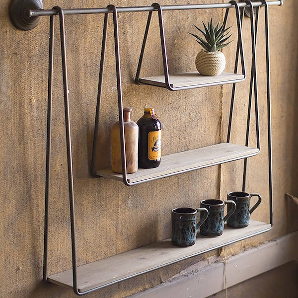 Hanging Wall Shelf Etsy