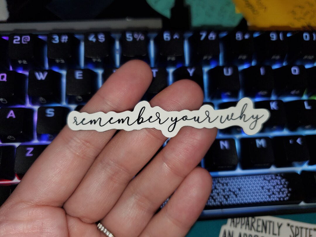 Remember Your Why Inspirational Car Fridge Etsy