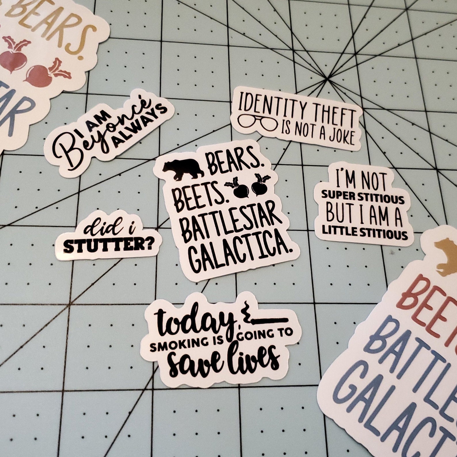 The Office Quotes Sticker Pack the Office Sticker Pack, TV Show