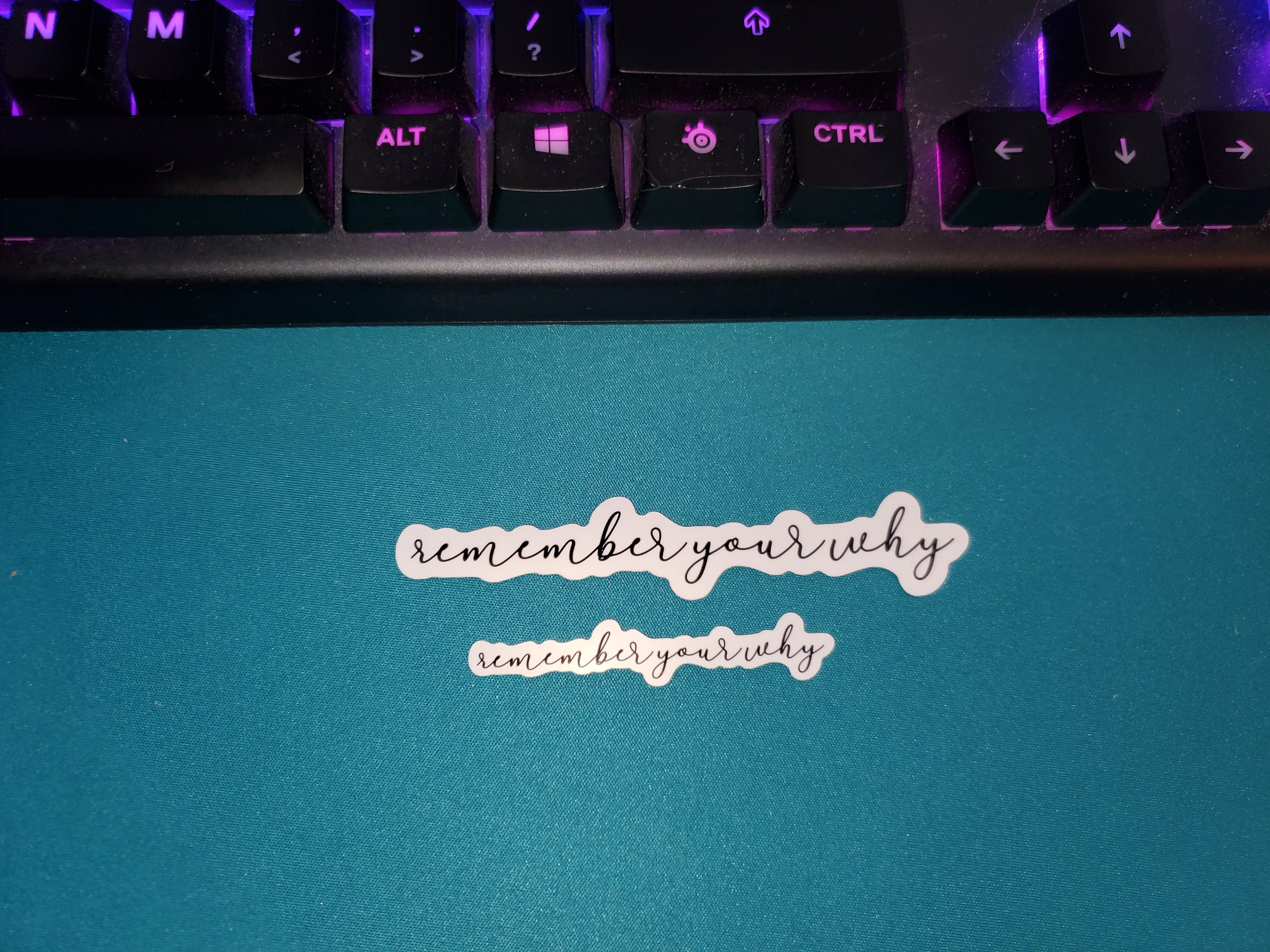 Remember Your Why Sticker | Inspirational Sticker | Water Bottle ...