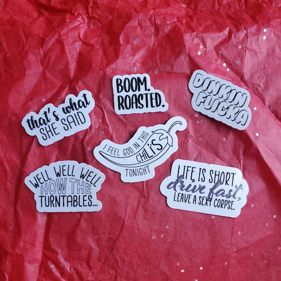 The Office Quotes Sticker Pack 2 the Office Sticker Pack Etsy