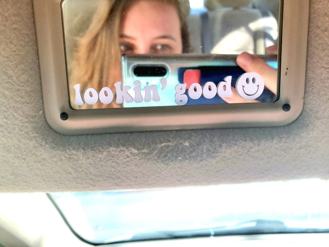 Encouraging and Funny Car Mirror Decals 5 Messages Available Etsy