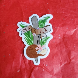 The Stick Sticker | Survivor TV Show Sticker