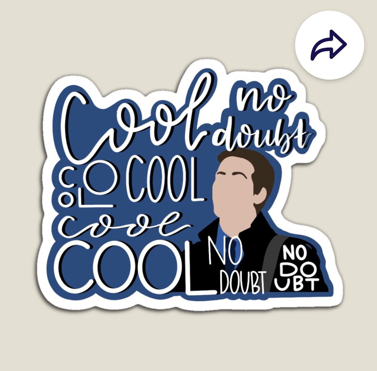 Jake Peralta Brooklyn 99 Quote Sticker Etsy