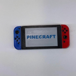 Mini Gaming Console Accessory for 12 Inch Elf | 3D Printed Console with Controllers | Holiday Elf Prop | 12 Inch Elf Accessory